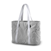 Women Tote Bag Yoga Bag Top Handle Handbag Laptop Tote bag For GYM Sport Travel,Work(Gray)